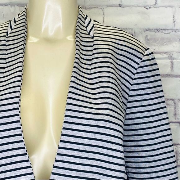 RACHEL Rachel Roy Frankie Striped Open Blazer - Picture 3 of 11